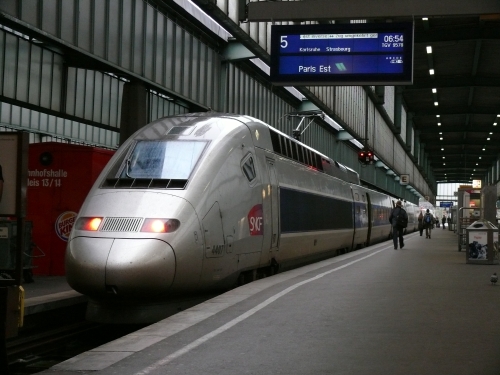 TGV: Auf nach Paris.