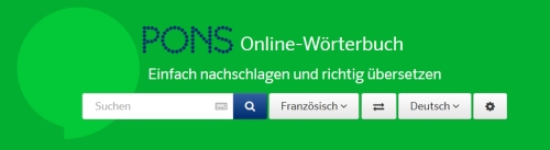 PONS-Wörterbuch online