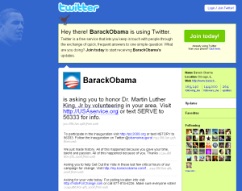 Twitter Obama auch in Zukunft?