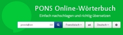 PONS online nachschlagen