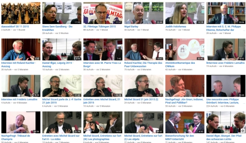 Über 60 Videos auf www.france-blog.info